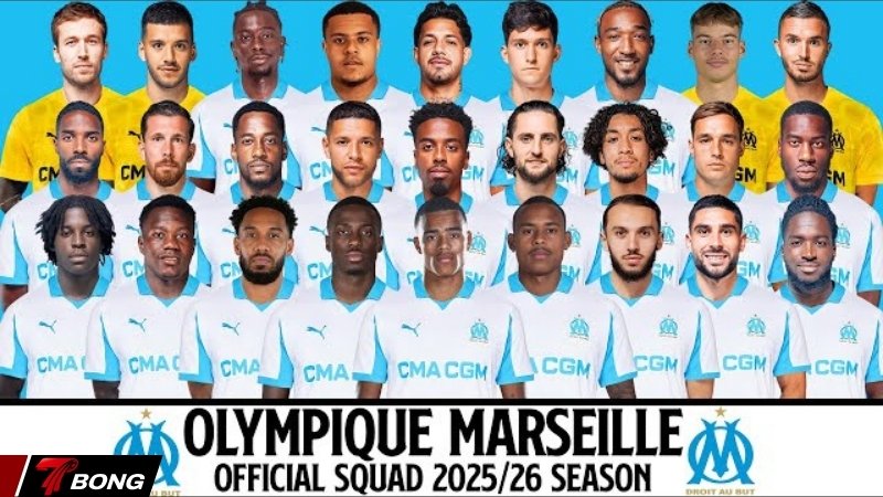 Đội hình hiện tại của Marseille